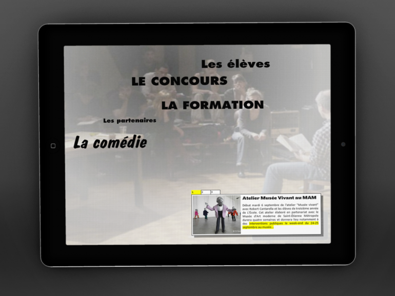 Site Web École de la Comédie